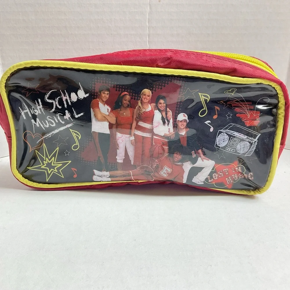 Disney High School Musical Red and Yellow Pencil Case